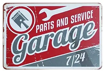 

Garage Metal Sign Home Pub Wall Decor 8x12 inches