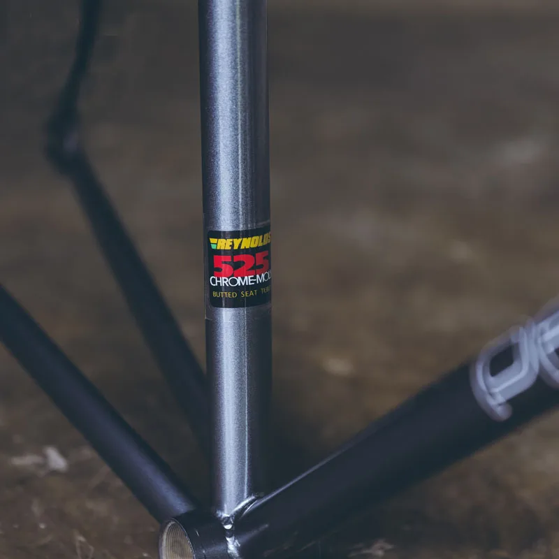 Рама для велосипеда fixie 525 труба хромированная молибденовая сталь Reynolds одна