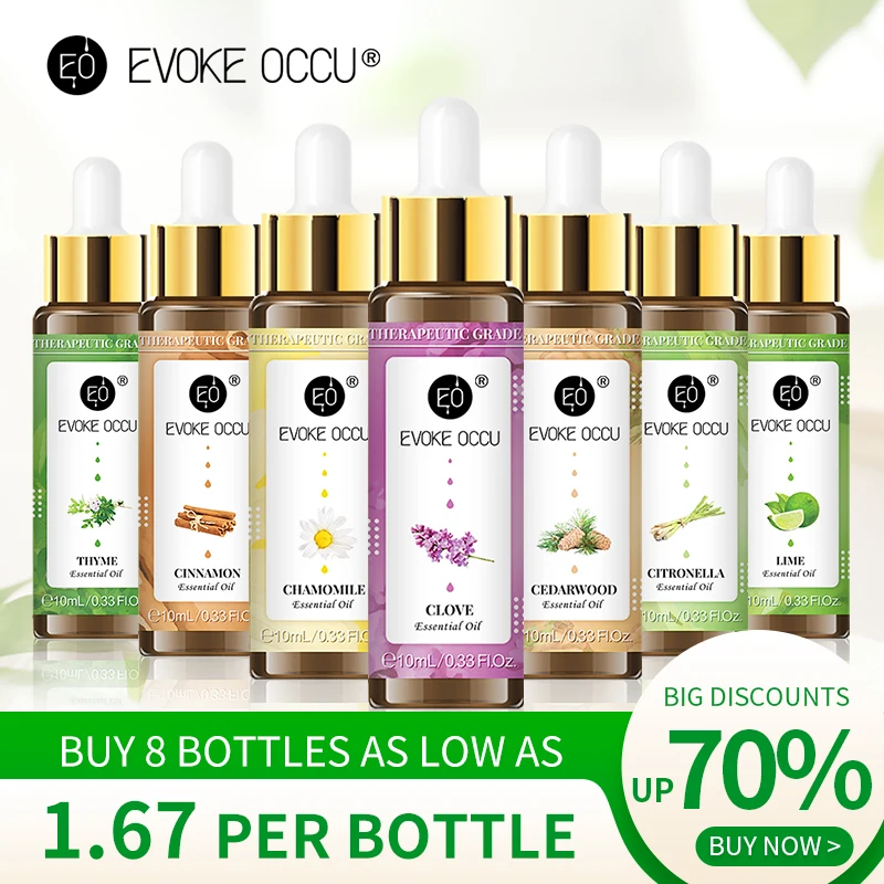 

Vanilla Pure Essential oils 10ML with Dropper Aromatic Diffuser Oil for Humidifier Spa Body Massage Air Freshenhamomile Rose Oil