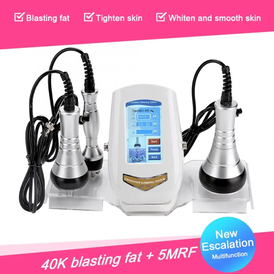 

Body Slimming 40K Cavitation Ultrasonic Weight Loss Skin Rejuvenation Beauty Machine Multipolar RF Skin Tighten Anti-wrinkle