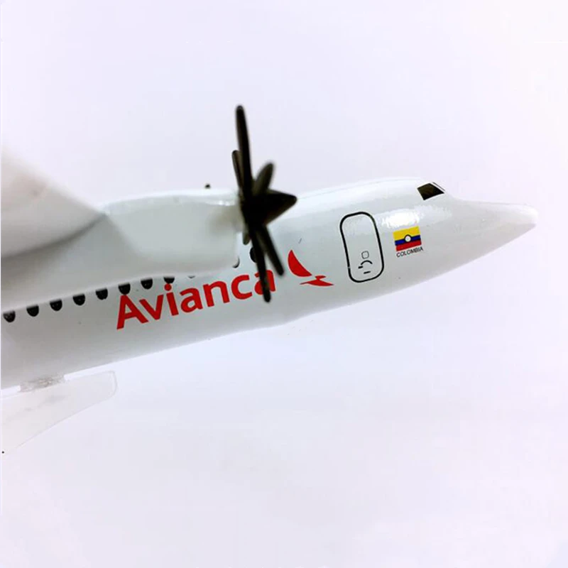 

16CM Fokker 50 ACES Colombia Avianca Airways Airlines Aircraft Model Plane Alloy Diecast Kids Gift Collectible Decoration