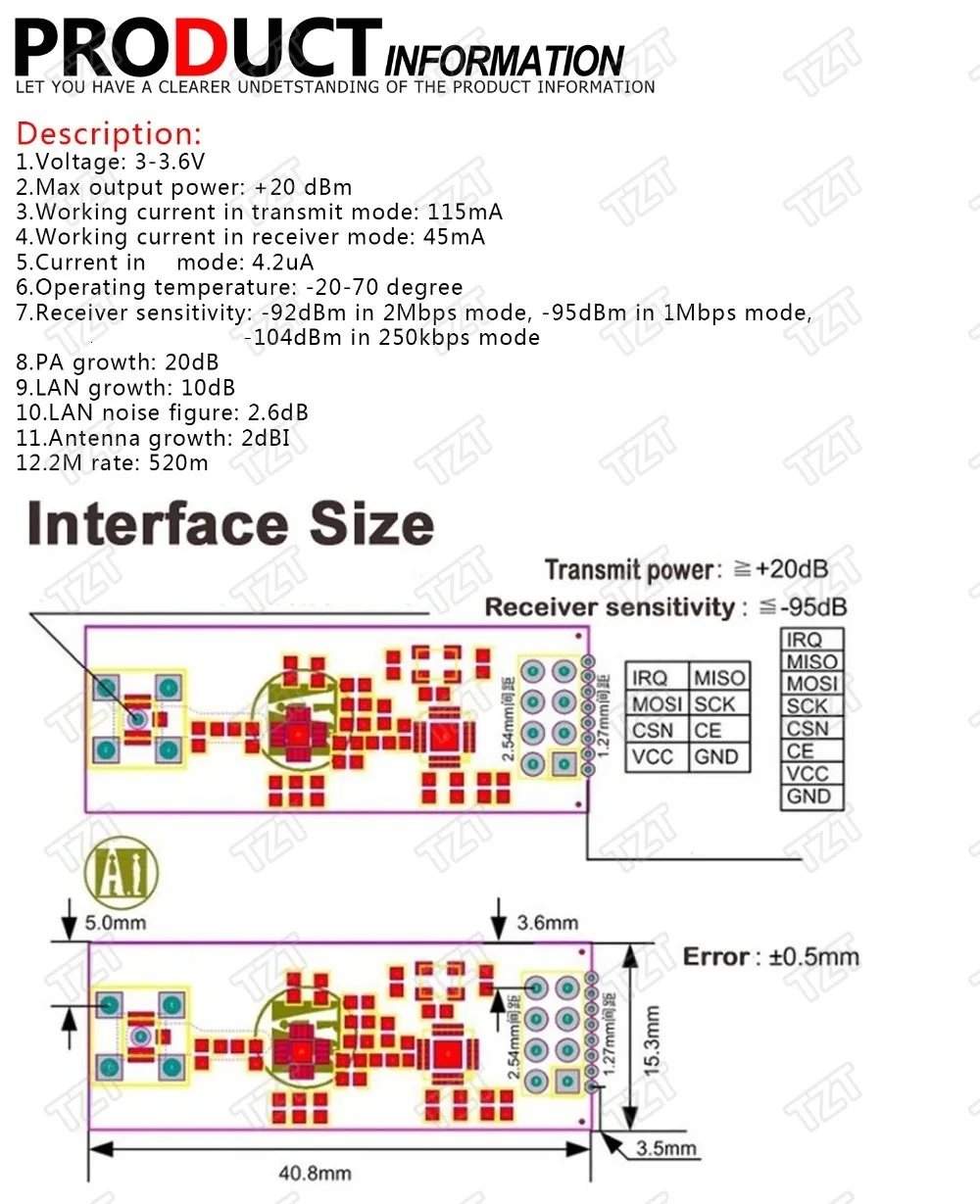 ShengYang NRF24L01+ PA+ LNA беспроводной модуль с антенной 1000 метров на большие расстояния FZ0410 мы являемся производителем