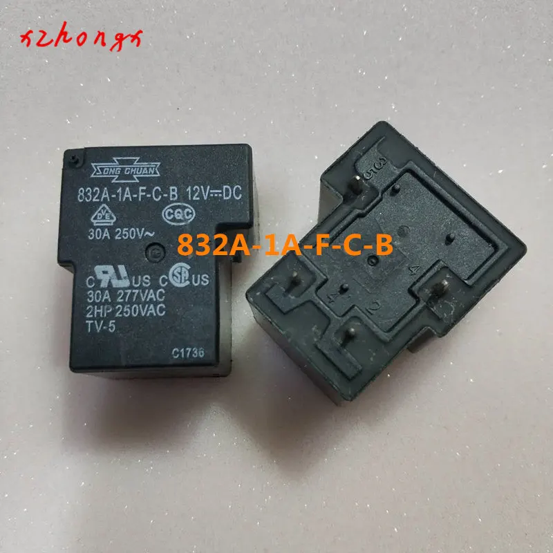 832A 1A F C B 12VDC 12V DC12V 4 контакта 30A 1 реле|Реле| |