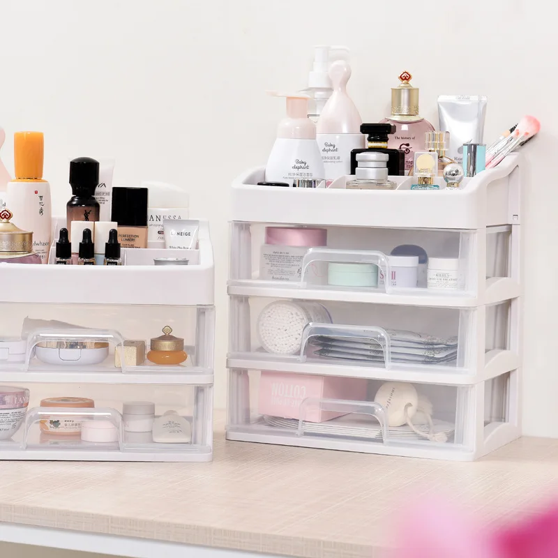 Большая прозрачная косметическая коробка для хранения делитель ящика