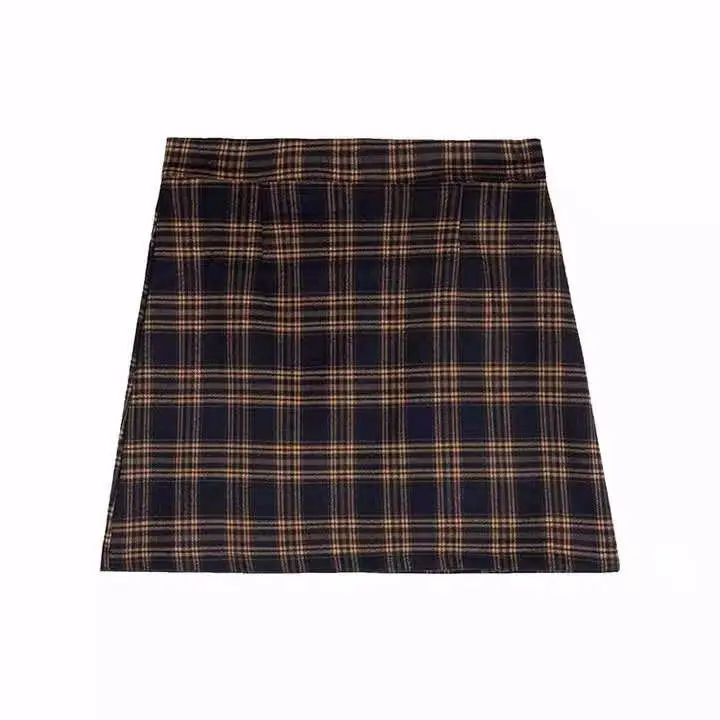 

2021 new hip covered A-line skirt shows thin one-step skirt
