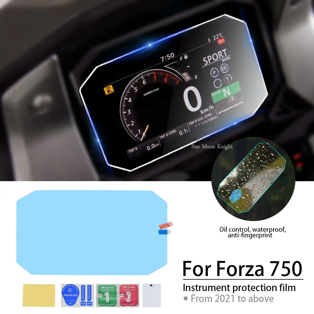 

Motorcycle Dashboard Instrument Speedometer Film Cluster Screen Protector Stickers For Honda For Forza 750 For forza750 2021-