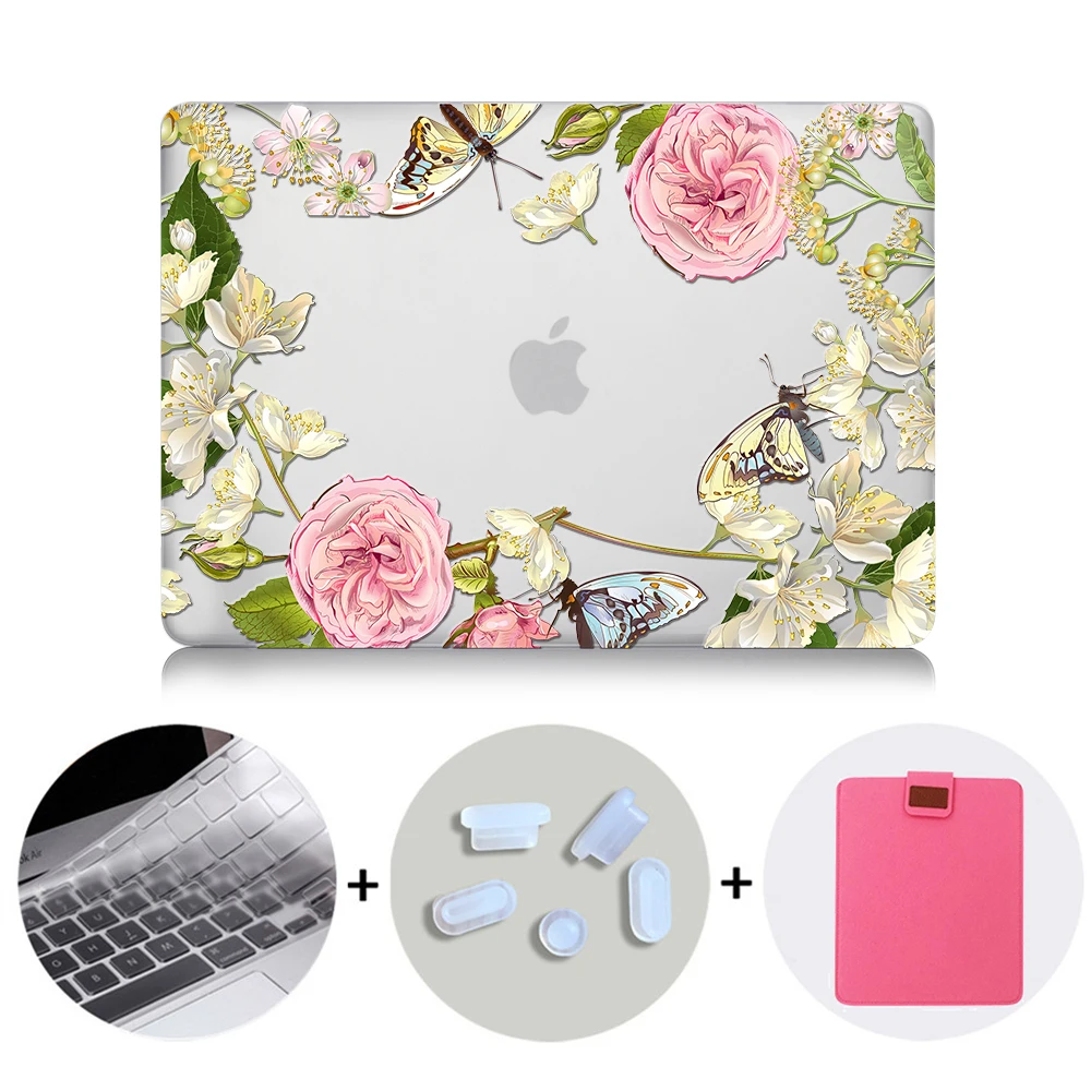 MB03 MTT туфли с цветами из стразов чехол для ноутбука Macbook Air Pro retina, возрастом 11, 12, 13, 15 дюймов с сенсорной панелью жесткий чехол для macbook 13,3 дюймов чехол для ноутбука - Цвет: MB03