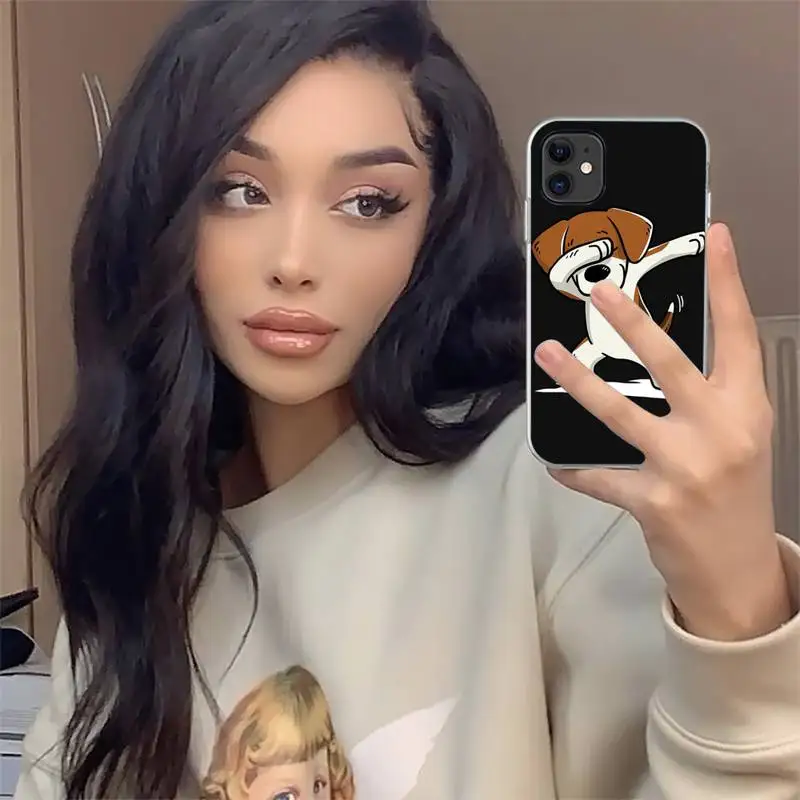 

dachshund dog Cute cartoon pet Phone Case For iphone 12 mini 5 5s 5c se 6 6s 7 8 plus x xs xr 11 pro max