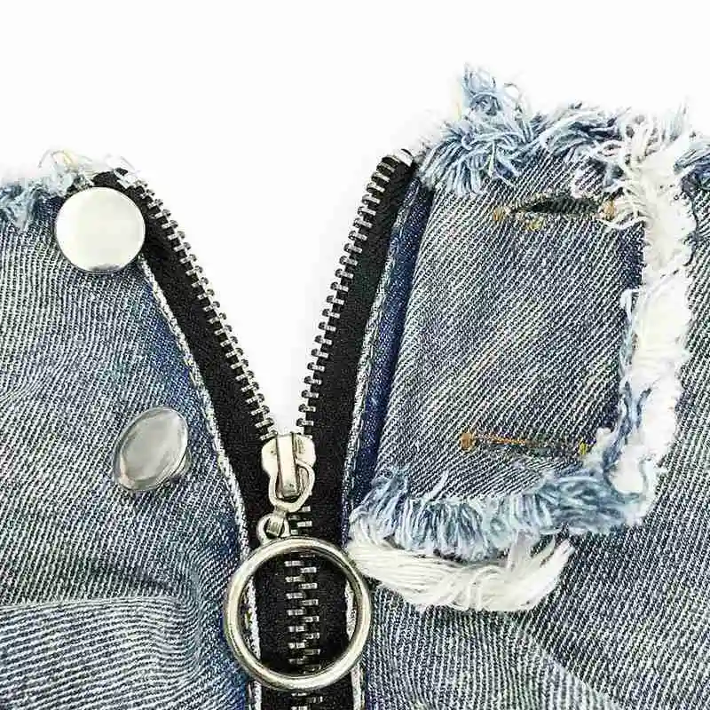 

Denim Jeans Summer Shorts Female Fashion Sexy Women's Clothing Low Waist Zipper Buttons Casual Shorts Personalized Unique Design