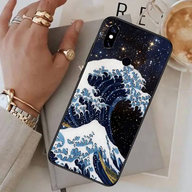 

the great wave off kanagawa Phone Case For Xiaomi Redmi note 7 8 9 pro 8T 9S Mi Note 10 Lite pro
