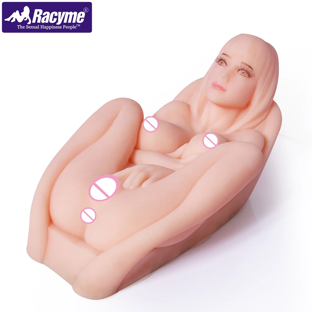 Racyme игрушки для любви Реалистичная настоящая киска мужские мастурбаторы