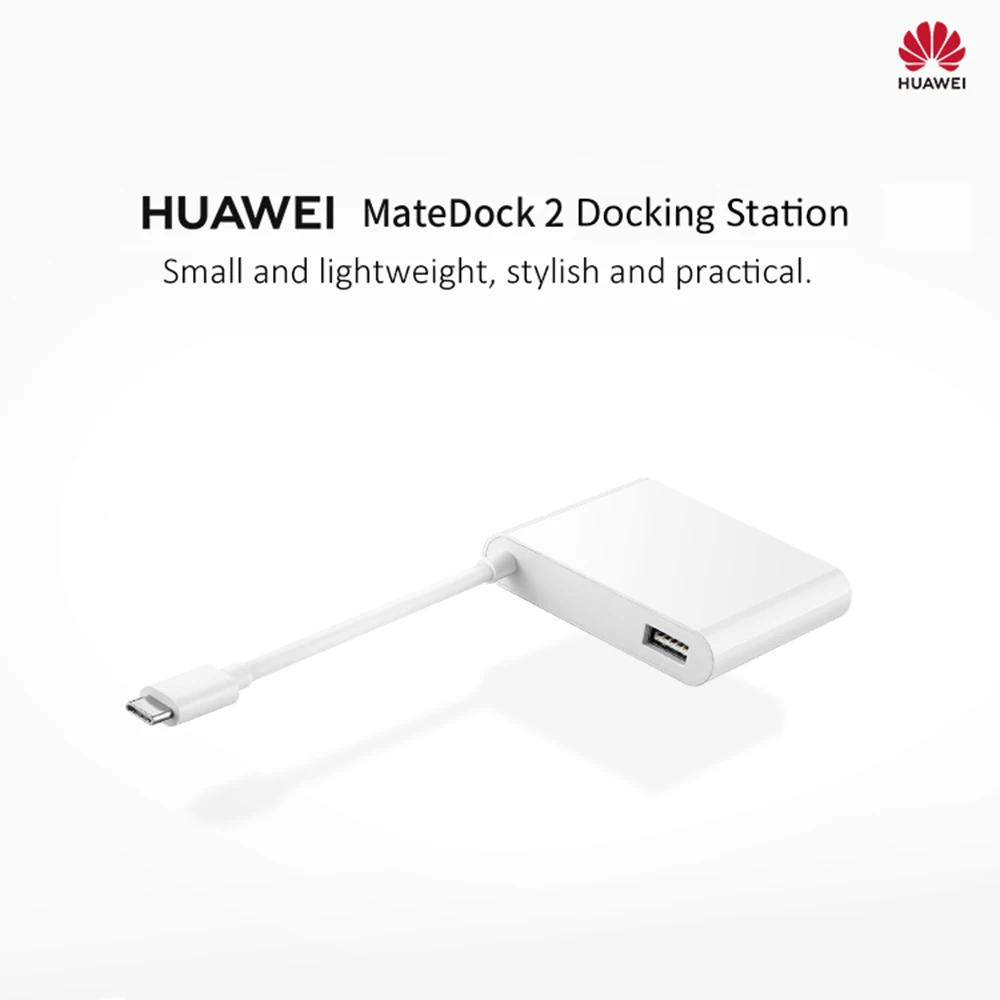 Для HUAWEI MateDock 2 Док-станция USB C концентратор VGA USB-A USB-C HDMI интерфейс зарядка передача данных для HUAWEI Mate20 P20