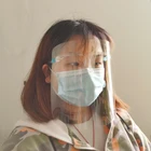Пылезащитная маска с защитой от слюны, прозрачные защитные лицевые щитки, запасные козырьки для экрана, защита для лица, дыхательных путей