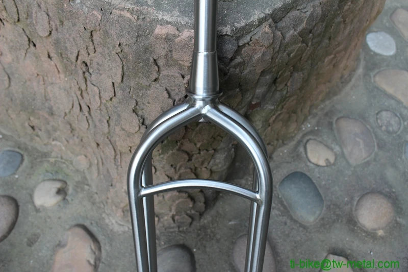 super light titanium truss fork with thru through axle custom cheap tapered steer | Спорт и развлечения