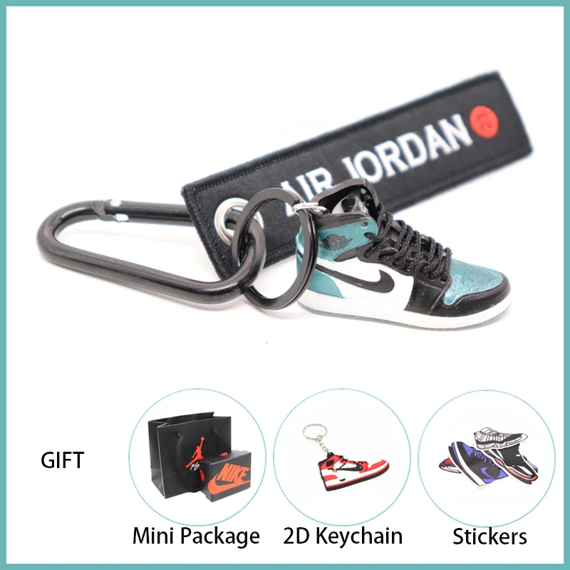 Новинка ручной работы 3D AJ Key ChaiAir Mini Jordan кроссовки модель милый брелок для ключей Баскетбольная обувь Подарочный Брелок для ключей модные украшения - Цвет: 15