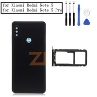 original for xiaomi redmi note 5 note 5 pro battery back cover rear door housing side key card tray holder replacement parts