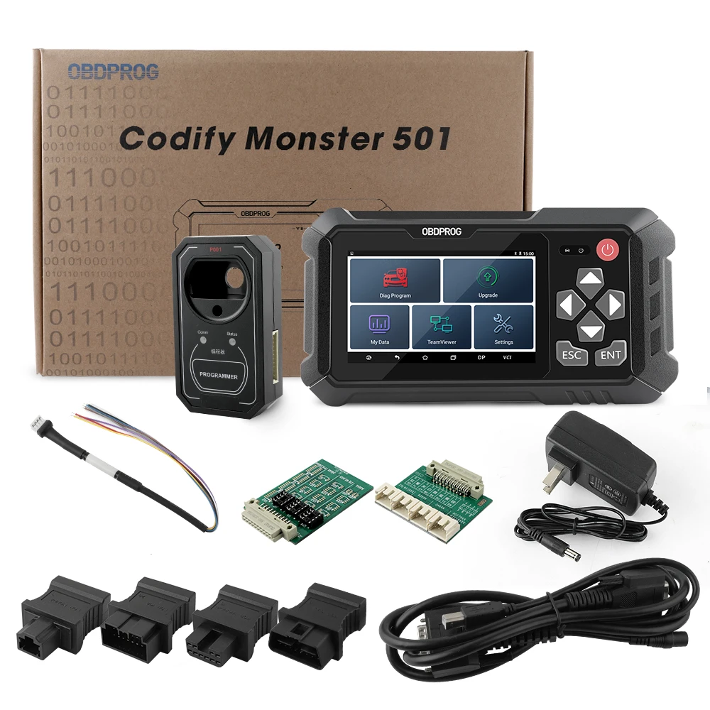 OBDPROG 501 автомобильный программатор ключей OBD2 Автомобильный сканер IMMO считыватель