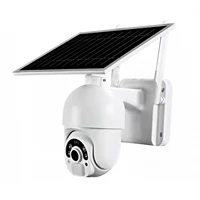 tuya smart wifi solar camera with battery video surveillance cameras with wifi security ip camera