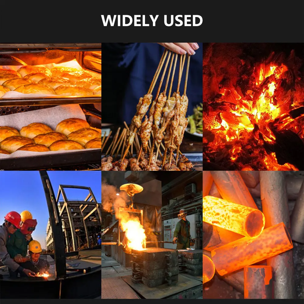 

Fireproof Barbecue anti-scald gloves Heat Glove Resistant BBQ Oven Gloves Kitchen Gloves Anti-slip Gloves for Baking Cooking