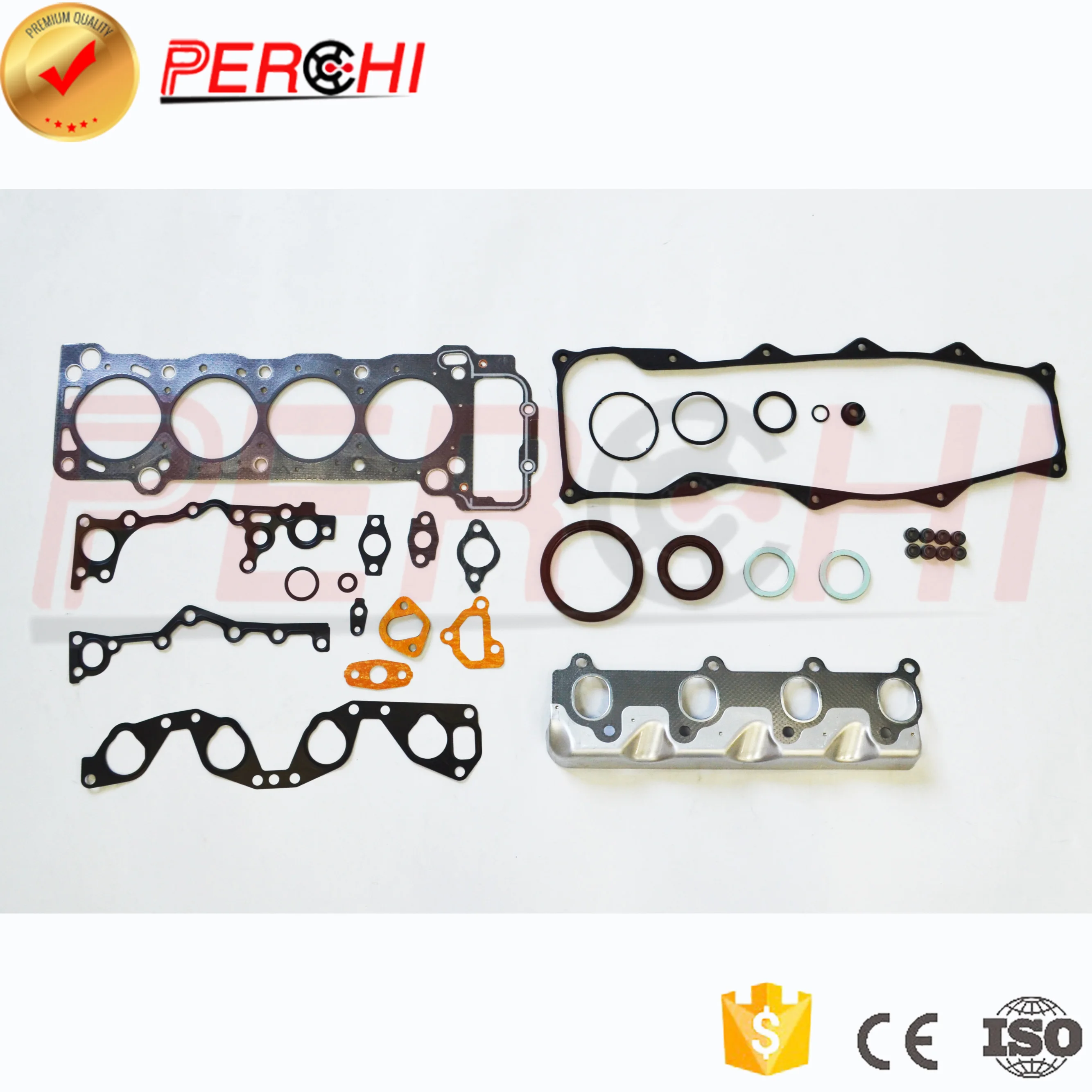 Auto parts head gasket  kit for TOYOTA 1RZ/RZH102 1RZ-E  HIACE III Box 1996-2000，HIACE III Wagon 1996-2000，OEM 04111-75012
