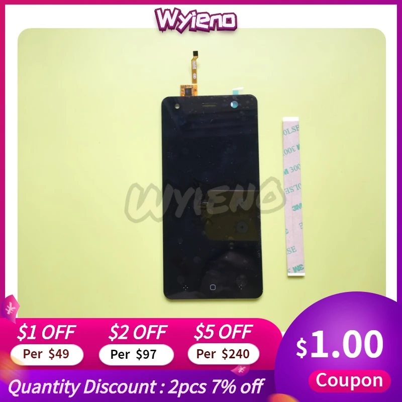 Wyieno BQ5009L запасные части панели дигитайзера для BQ 5009L трендовый сенсорный экран +