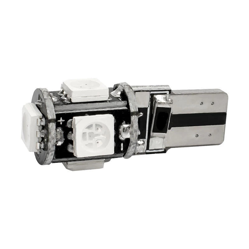 Автомобильные светодиодные лампы T10 WY5W 5 SMD 5050 192 501 2825 W5W 5SMD автомобильные CANBUS без