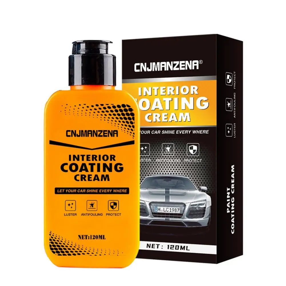 

120ml Car Refurbishment Repair Agent Liquid Wax Multifunctional Paint Care Leather Plastic Restore Cleaner Auto Interior Parts
