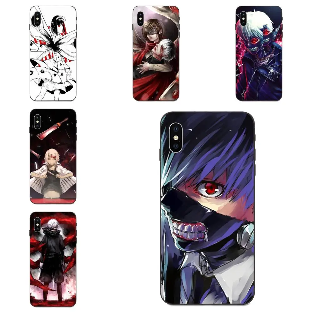 Бант из ленты TPU чехол Capa Hinami Fueguchi одежда с надписью Tokyo Ghoul для Galaxy A3 A5 A6 A6s A7 A8 A9 A10