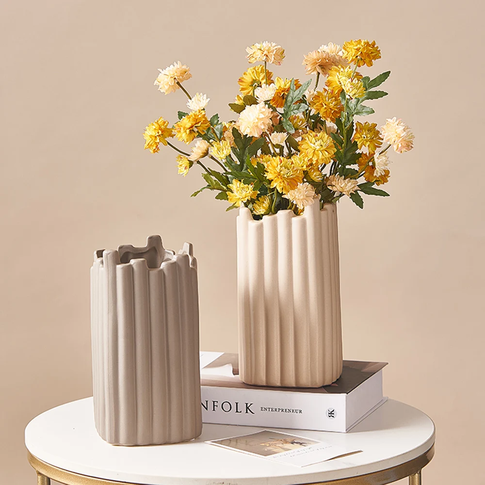 

Ceramic Vase Nordic Home Decoration Flower Arrangement Flower Vases for Homes Living Room Decor Christmas Decoration Accessories