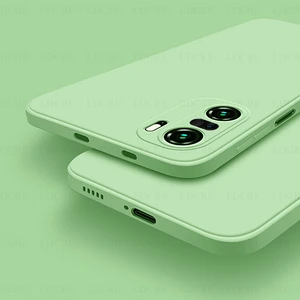 For Xiaomi Poco F3 Case Liquid Square Silicone Rubber Case For Xiaomi
Poco M3 Pro Cover for Xiaomi Poco X3 Pro X3 NFC Poco M3