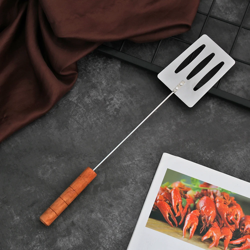 3 шт./компл. наружная барбекю деревянная ручка инструмента нержавеющая сталь
