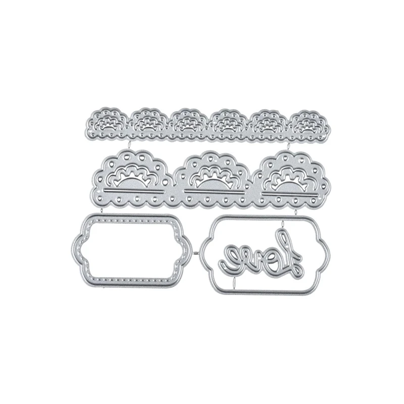 GJCrafts ремесленные штампы зубчатые Металлические Стальные режущие кружева