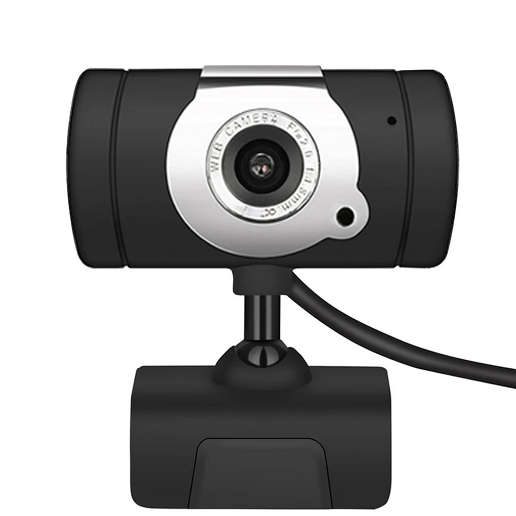 USB HD веб камера с микрофоном без драйвера видеовызова 360 градусов вращающаяся