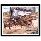 Алмазная вышивка Пейзаж, Набор для вышивки крестиком сделай сам, мозаика из мультфильма каретка и поезд