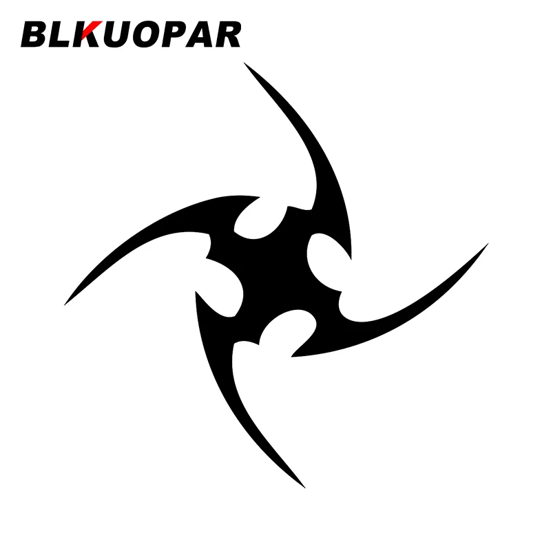 

BLKUOPAR для Shuriken, автомобильные наклейки, искусственный материал, JDM аксессуары, бампер, водонепроницаемый чемодан, Декор