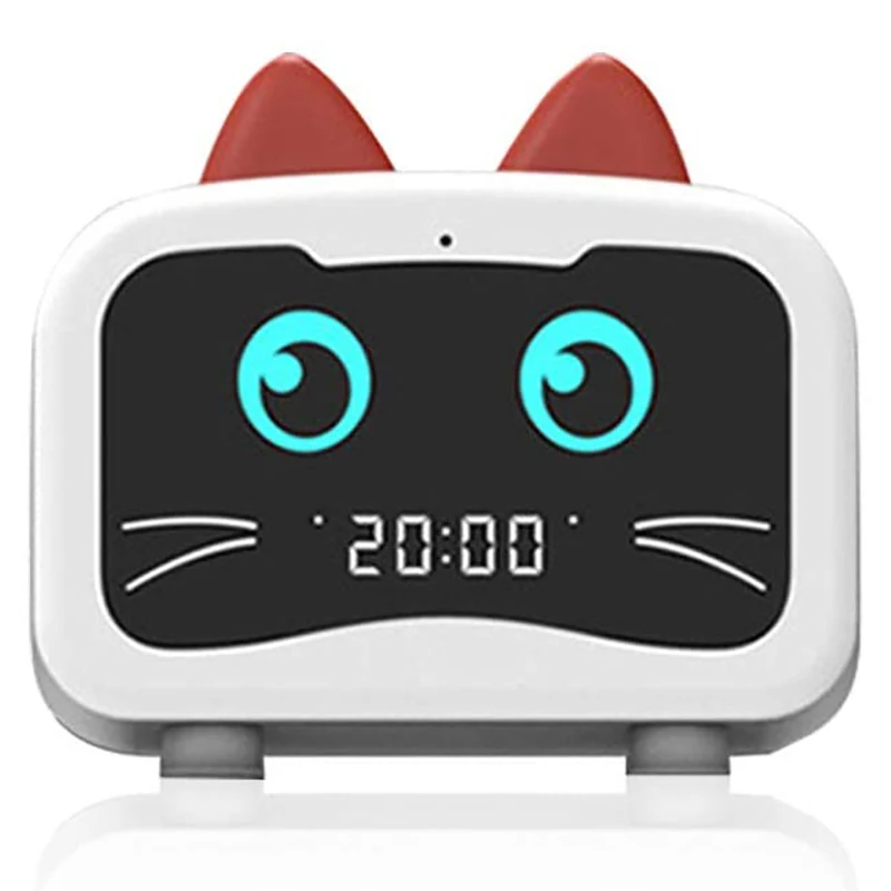 Alarm Clock Radio with Wireless Speaker Cat Ears Digital FM USB Charging Port | Электроника