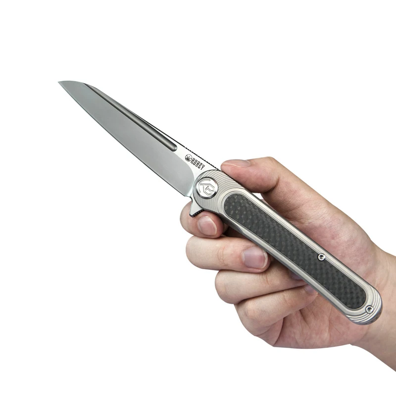 Kubey KU247 Франт складной нож для ежедневного использования CPM-S30V сталь титанового