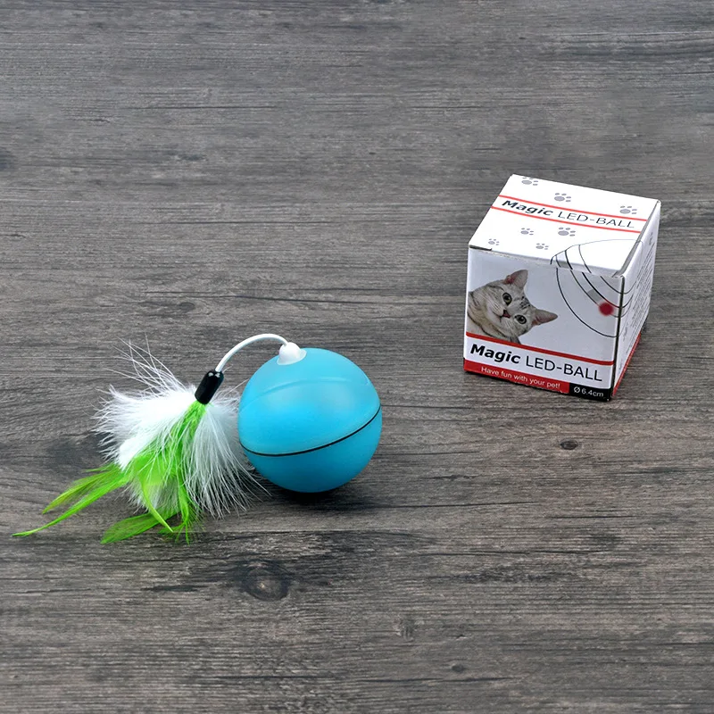 

Cat Toy Ball LED Rolling Flash Rolling Ball USB Electric Pet Toy