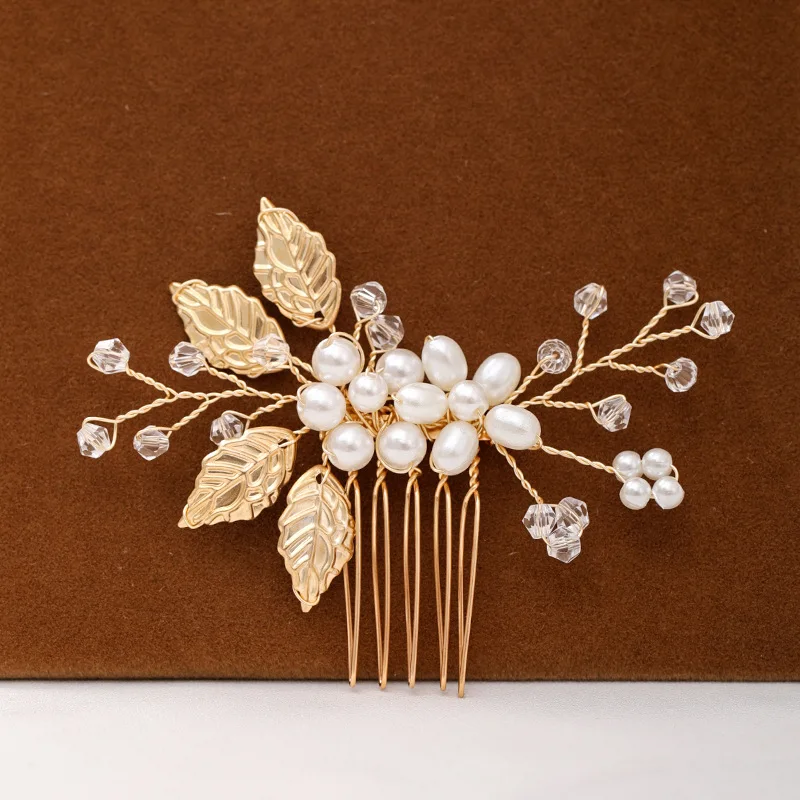 Свадебная Корона тиары Шпилька с жемчужные Заколки Для Волос Жемчуг платье