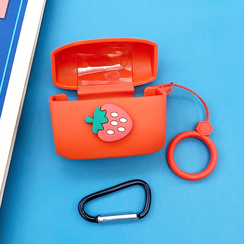 

Cute Cartoon Silicone Cover for Jabra Elite 65T Case Wireless Headphone Box Bluetooth Earphone Charging Case Shell Headset Bag