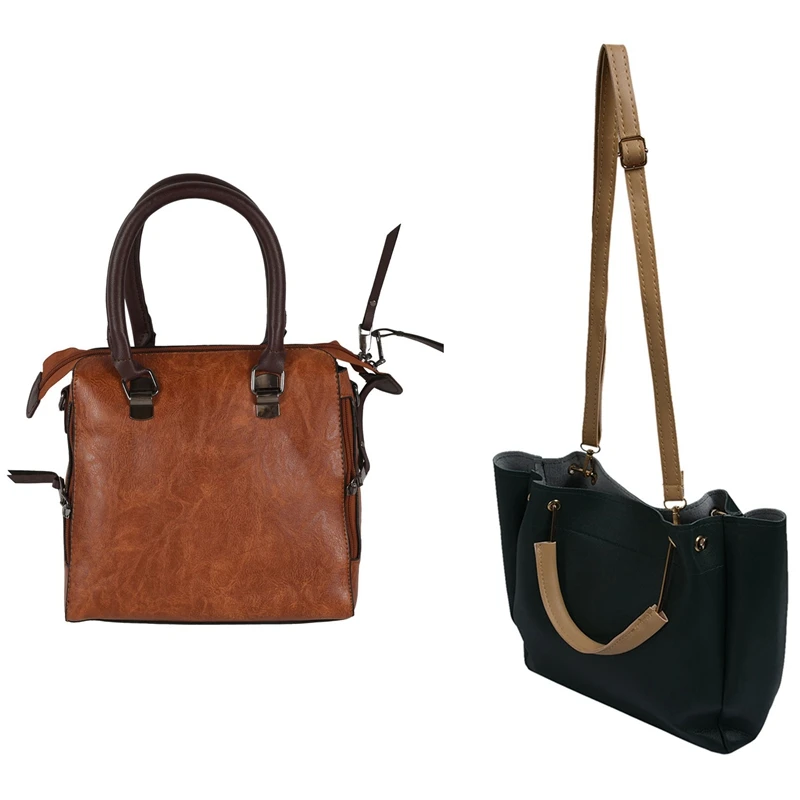 

4x Для женщин композитные сумки Сумки женские туфли для повседневной носки из искусственной кожи через плечо сумки и 1x женские сумки через п...