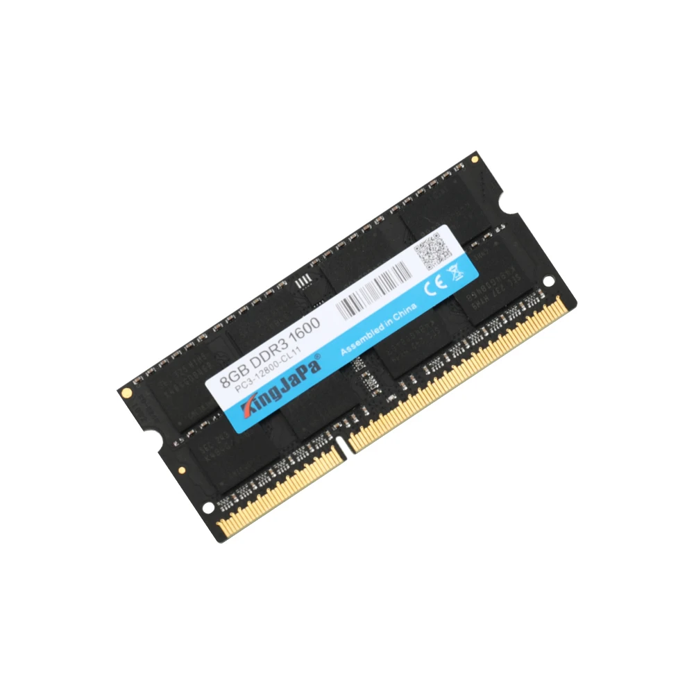 Новый ноутбук KingJaPa 8 Гб оперативной памяти DDR3 1600 МГц 4 для ноутбука Sodimm Memoria 2