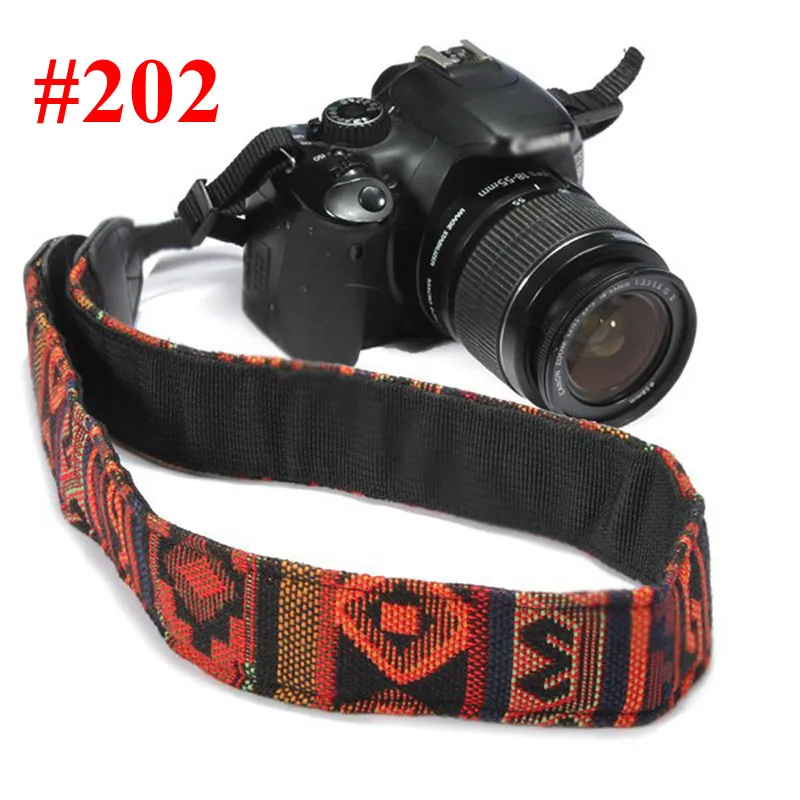 202 Мягкий ремешок для камеры Dslr кружевной винтажный плечевой ремень для шеи классический ретро ремень для Canon Nikon sony dslr плечевой ремешок для камеры - Цвет: 202
