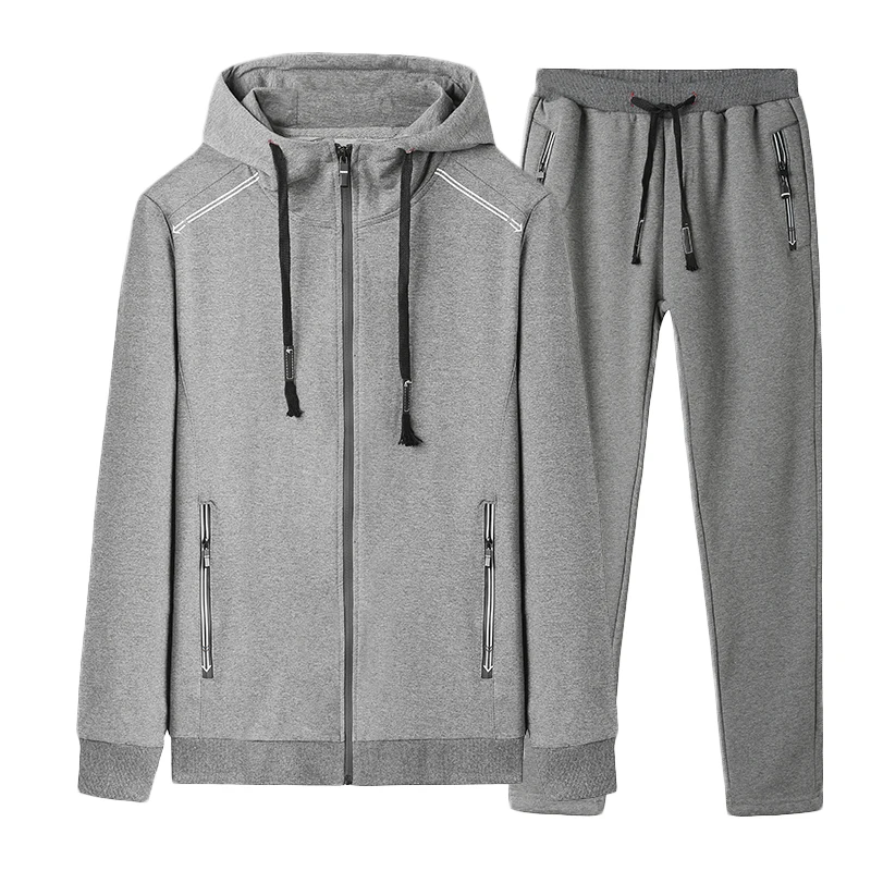 

Tracksuit Men New 2 Pieces Sets Hooded Sweatshirt + Pants Male Casual Slim Fit Sportswear Suit Men's Clothing Men Outfit Set