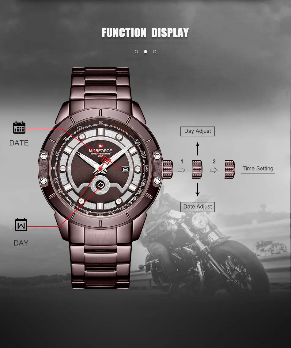 Новинка NAVIFORCE Лидирующий бренд мужские часы Аналоговые часы с датой кварцевые часы мужские армейские военные наручные часы мужские спортивные наручные часы Relogio