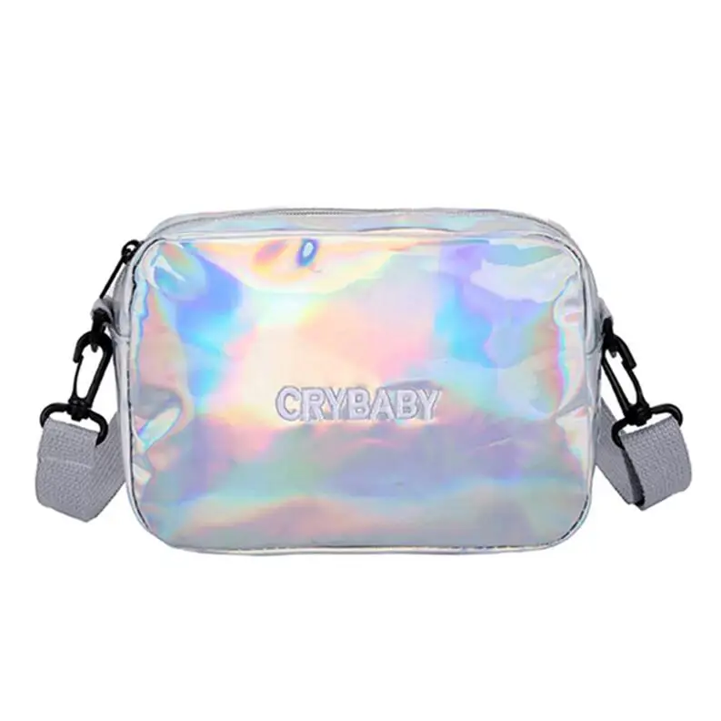 

2020 Holographic Backpack Women Crybaby Backpack Set School Bag Shoulder Composite Bag Clutch Messenger Crossbody Schoolbag