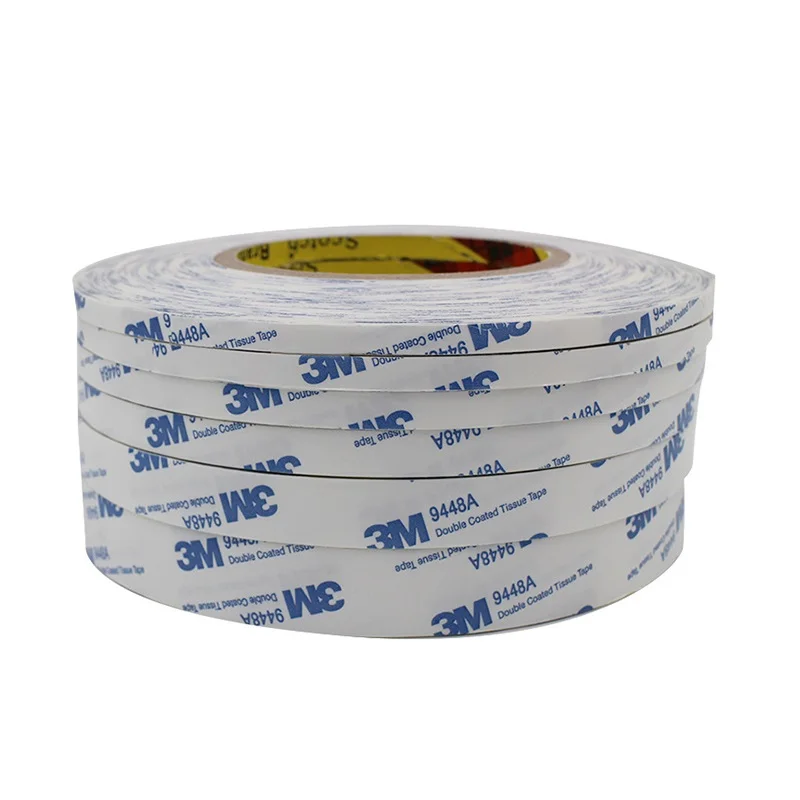 Высокое качество 50 м 3 супер тонкая и черная двухсторонняя клейкая лента для