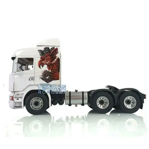 

Remote Control 1/14 Tractor Truck LESU 6*6 Axles Chassis Sca R730 Metal Hercul Gripen THZH0940-SMT5