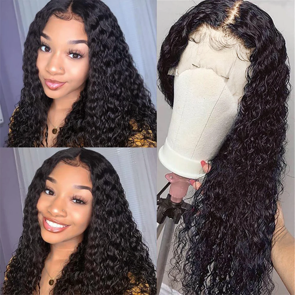 

30 Inch Deep Wave Wig Transparent Lace Pre Plucked And Bleached Knots Hd Lace Frontal Wig Human Hair Lace Wigs With Baby Hair