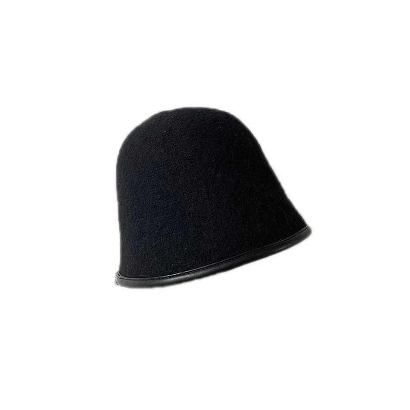

Fisherman's Cap Women's Fashion Black Basin Cap Bucket Hat Gorros De Pescador Chapeau Femme Chapeu Feminino Cappello Donna